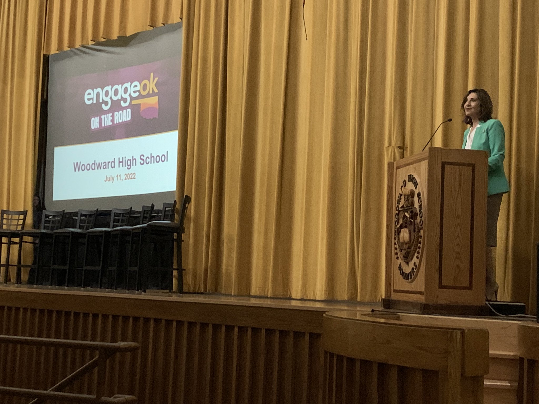 Woodward_HS on Twitter "State Superintendent of Public Instruction Joy