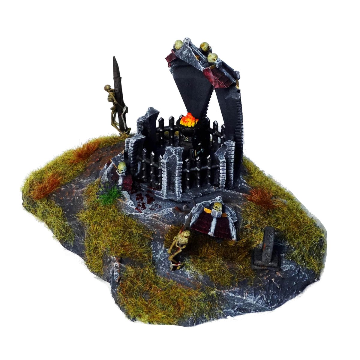 Excited to share the latest addition to my shop: Ruined Graveyard Diorama With Impaled Skeletons | D&D | Tabletop Terrain 

linktr.ee/mysticpigeon #graveyarddiorama #undeadterrain  #ttrpg #dnd #ageofsigmar #wargameterrain #dungeonsanddragons #etsy