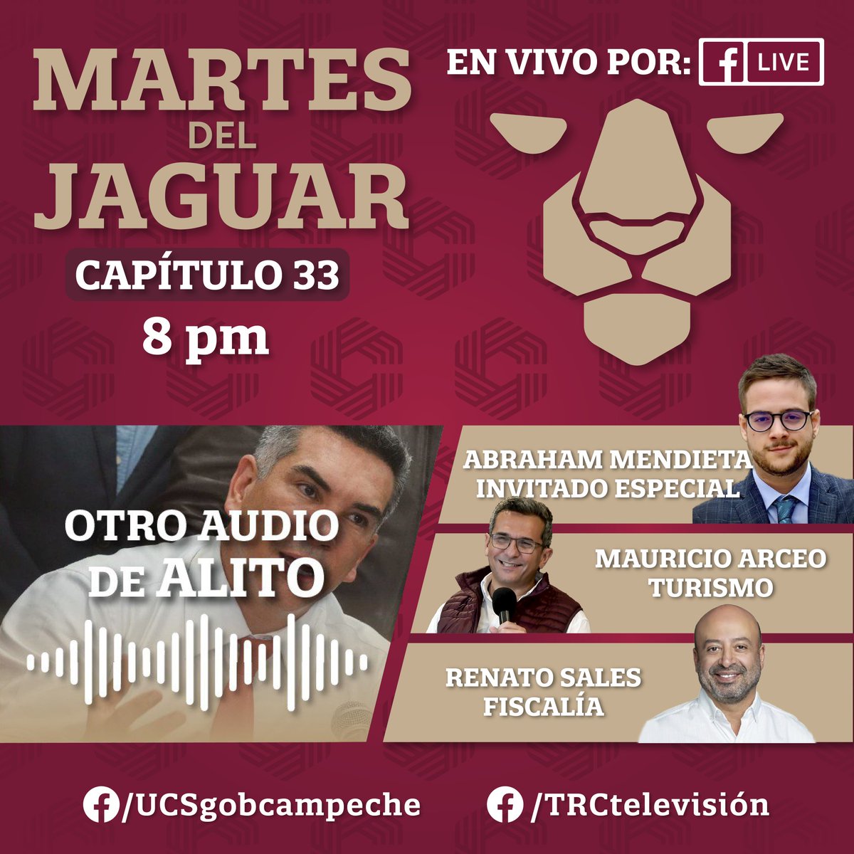 LaydaSansores's tweet photo. “La Advertencia de Alejandro”, priistas, estén atentos.

Nos vemos este #MartesDelJaguar a las 8 pm. https://t.co/URW2JhtX6v