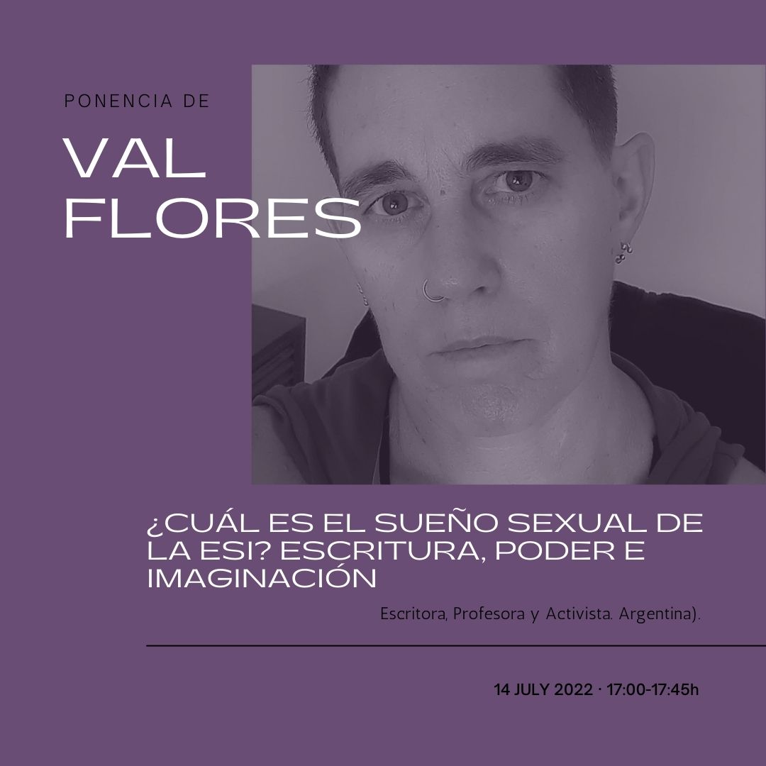 AFINBarcelona's tweet photo. Then writer, teacher &amp; activist val flores, of Escritos Heréticos, will deliver a powerful talk entitled

What is the Sexual Dream of CSI? Writing, Power, and Imagination

https://t.co/z1O9SkjQdI

#SexEd #EducacionSexual https://t.co/ueoYlpq2K2