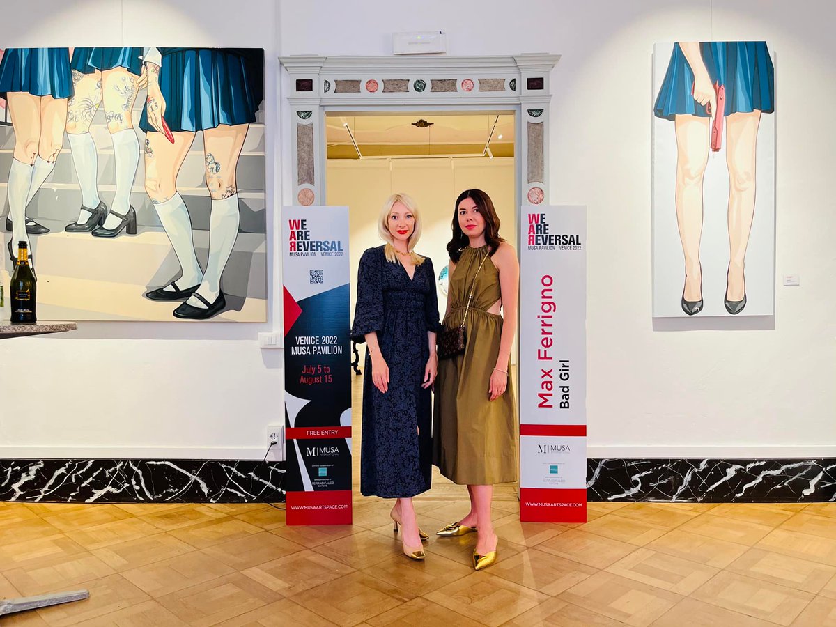 spivakovska's tweet photo. Our MUSA pavilion is opened in Venice!
Started with personal exhibitions: Petra von Kazinyan (Austria), Max Ferrigno (Italy), Vivien Kabar (Austria) and Kari Elizabeth Haug (Norway).
Next Tuesday three personal exhibitions are coming: Irina Onopenko, Aleona Darling, Lana Kaufman. https://t.co/F6dY3UlGXg