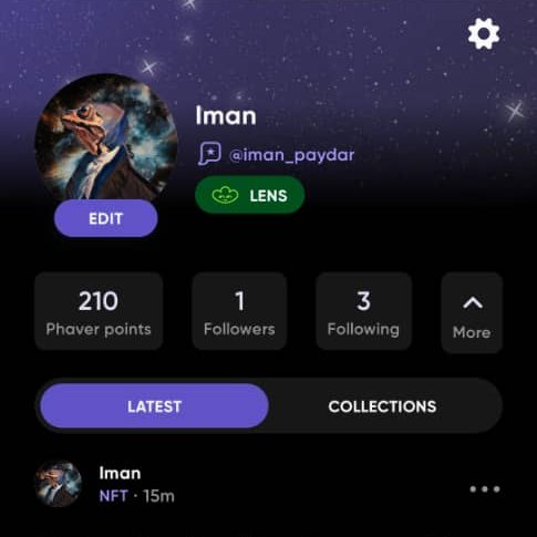 Follow me on #phaver
#frensfollowfrens

I'm waiting for "frens" tag.
Phaver is best lens protocol project.
I'm very happy to join #phaver early.

Phaver username: iman_paydar

@phaverapp <a href="/LensProtocol/">Lens</a> #web3