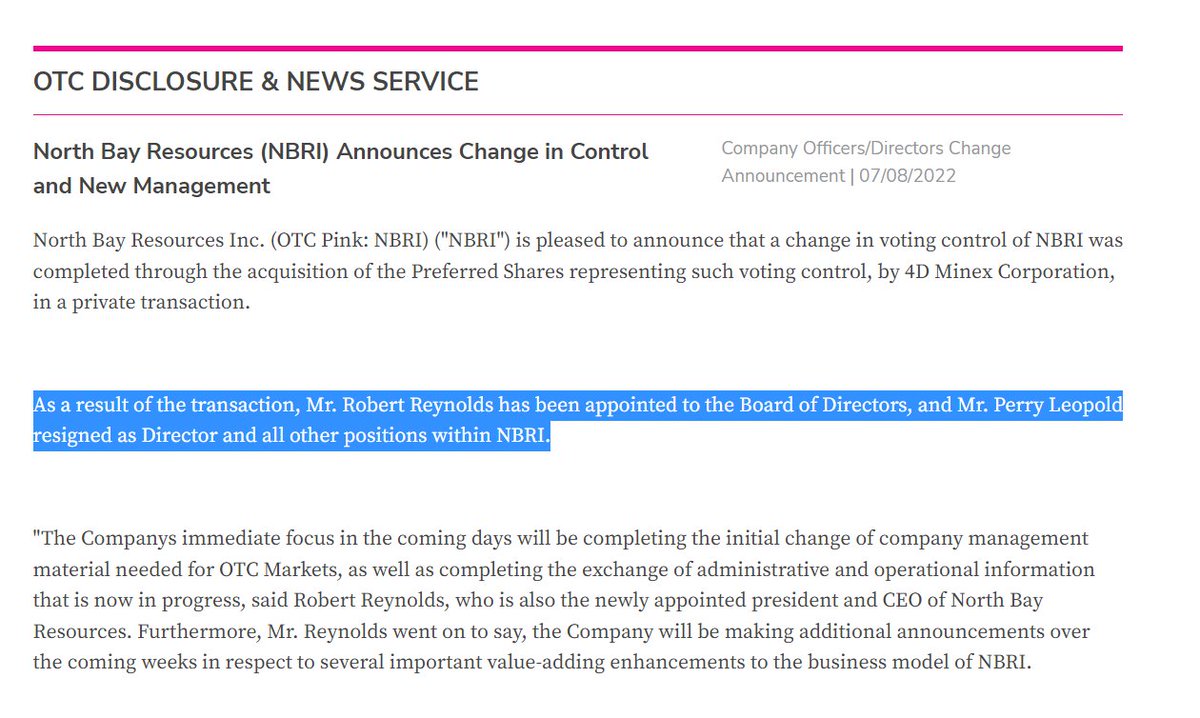 WhalePenny's tweet photo. $NBRI added 0005-0006 on HUGE Change of control news! https://t.co/MrUKZoJSh6