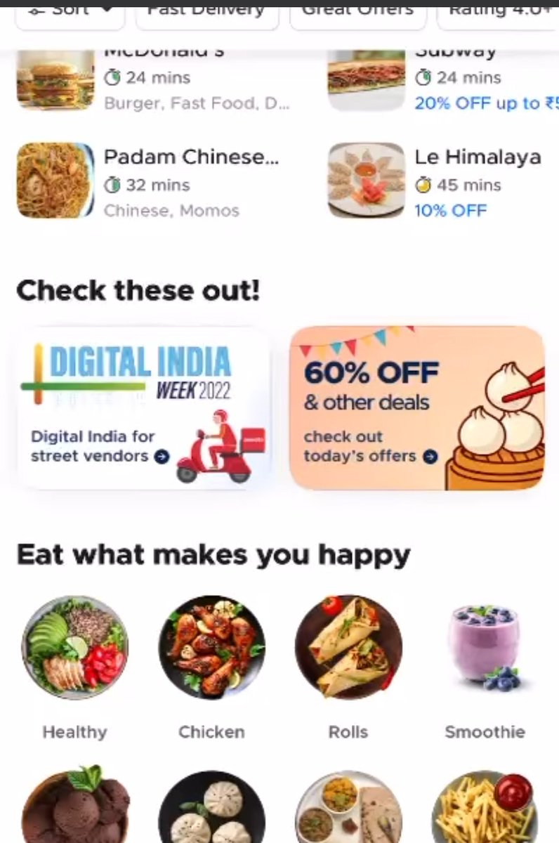 #DigitalIndia & @GoI_MeitY #thank💝 #Zomato for being part of #DIW2022 #celebrations
#IndiasTechade
#DigitalMarketing
#DigitalTransformation
#InfluencerMarketing
#SocialMedia
#food
#HomeDelivery
#health
#job
#JobSearch
#HealthyFood
#HealthyLiving
#Digital
#service
#onlinebusiness