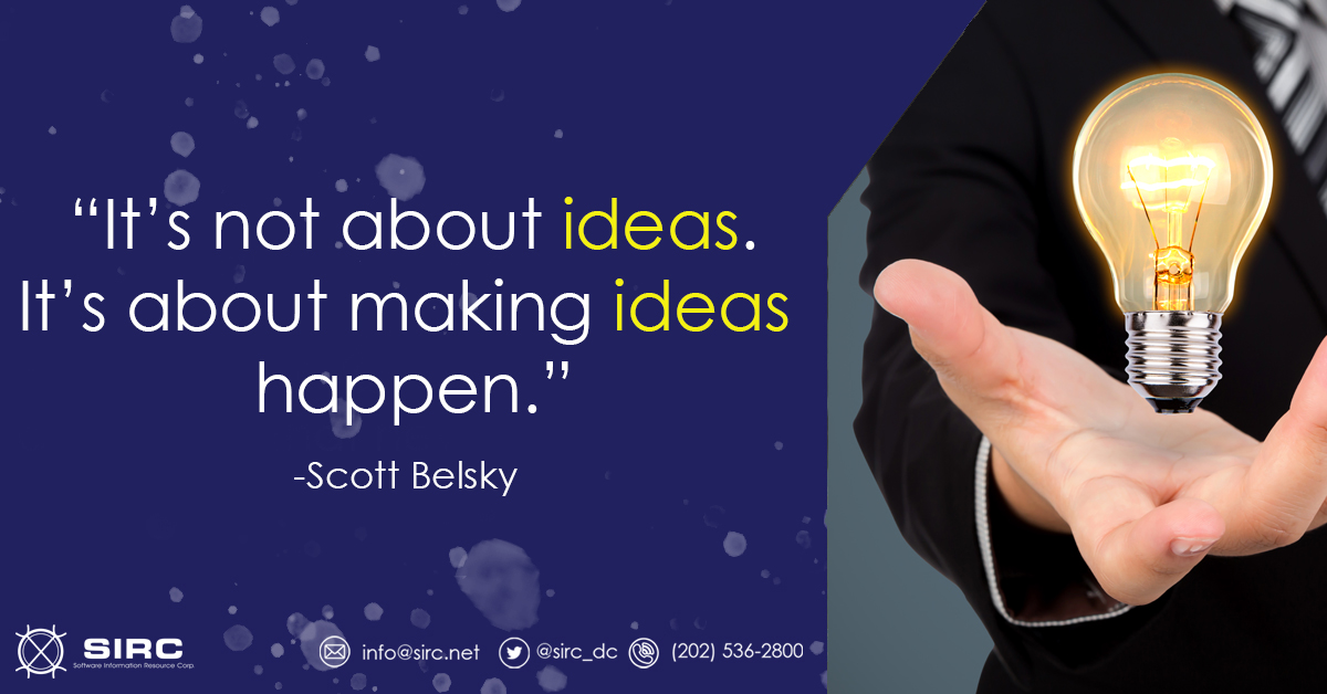 SIRC_DC's tweet photo. Pursue until you see the outcome of your idea. Happy Monday!
#MotivationalMonday https://t.co/vGDhNqGG2N
