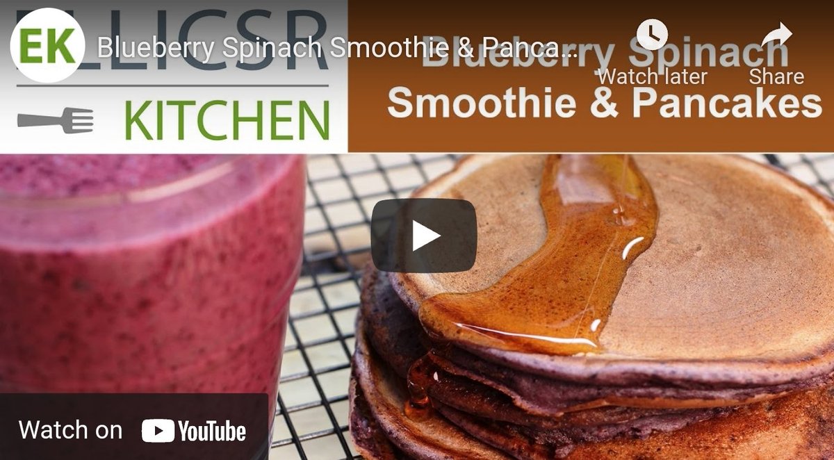 ELLICSRKitchen's tweet photo. Using leftover #smoothie to make #pancake batter?๐ค
Oh ya!๐ #makeeverybitecount
๐ฅBlueberry Spinach Smoothie & Pancakes
#blueberries #recipes
https://t.co/v4twTsuNTm https://t.co/lh1t2ITQPX