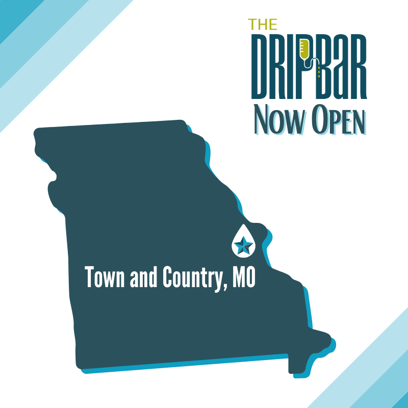The_DRIPBaR's tweet photo. The DRIPBaR, an IV Vitamin Therapy experience, is NOW OPEN in Town and Country, MO! (Not intended to diagnose, treat, cure, or prevent any disease. Please see FDA Disclaimer on our website.) #TheDRIPBaRTownAndCountry #TCMO #Health #IVDrips https://t.co/wo2qJ0AjEA