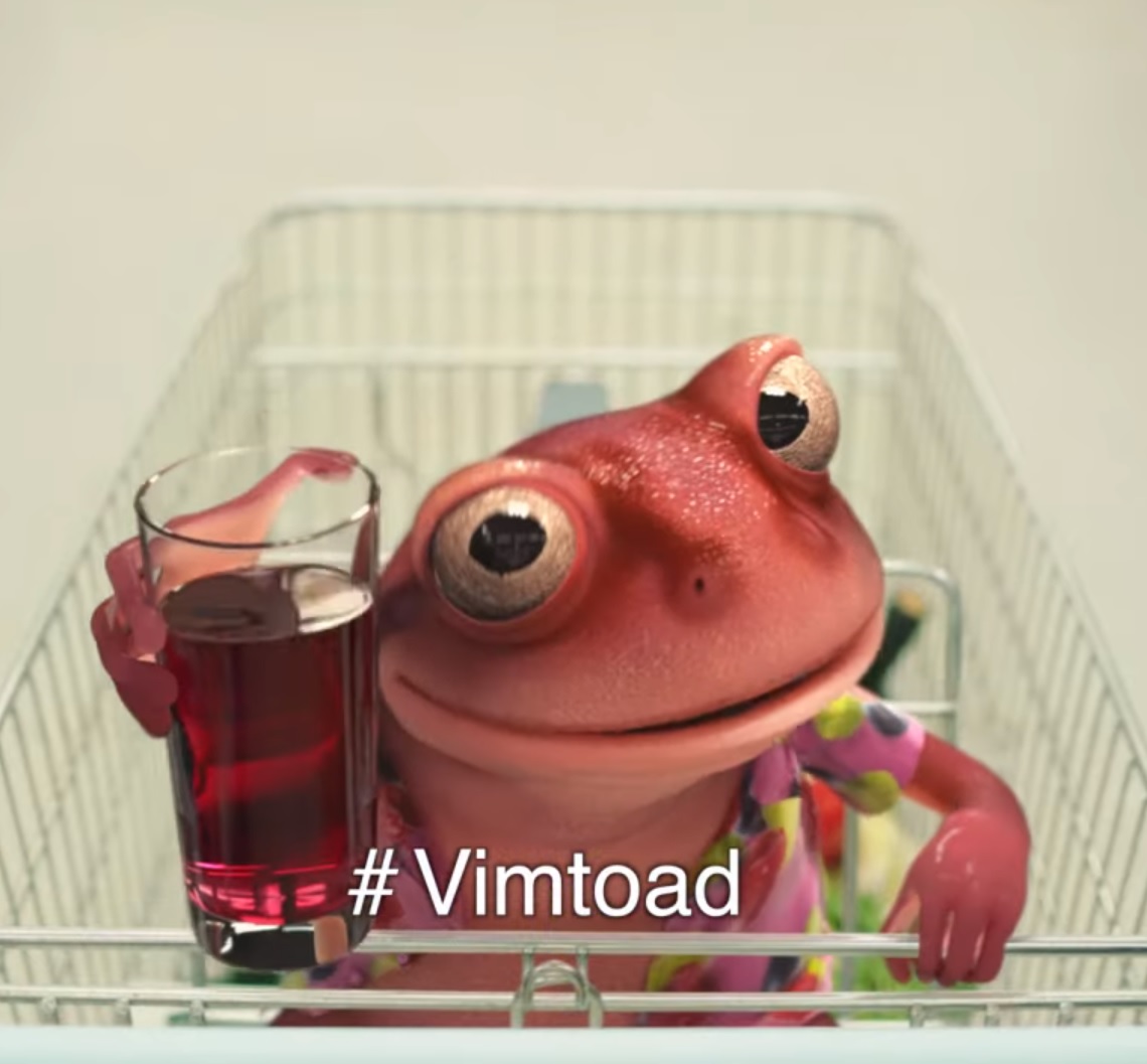 realpinwheel's tweet photo. new prime minister #Vimtoad https://t.co/1cLzwyETON