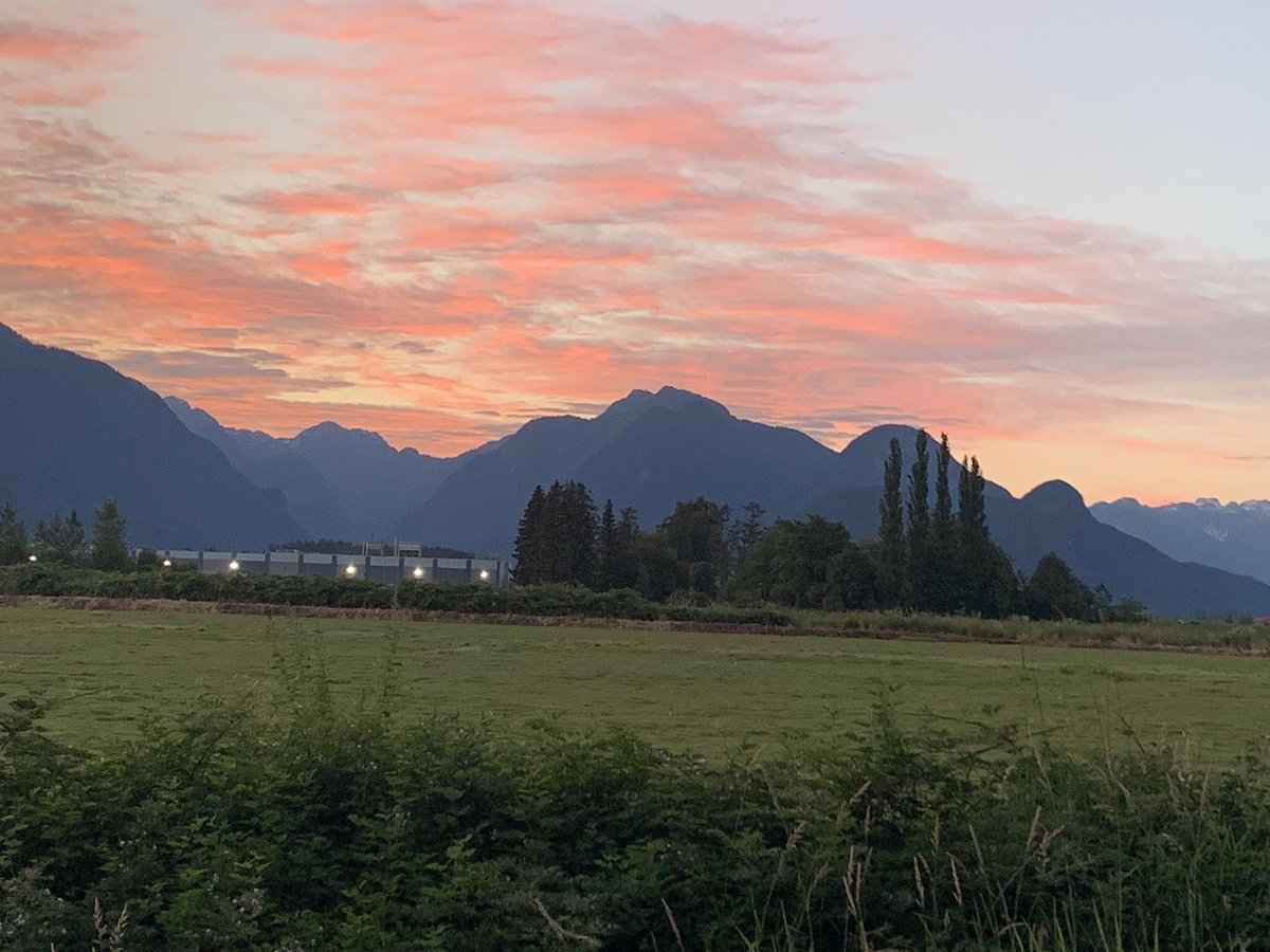 securinglegacy's tweet photo. Enjoying the view of golden ears mountains and time with our Goldendoodle #sunsetphotography #goldeneaglegolf https://t.co/VV2bQRZF5C