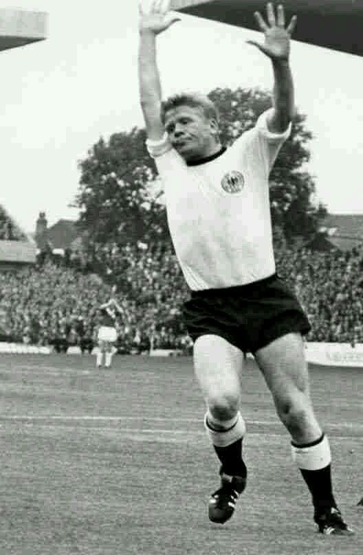 robertmdaws's tweet photo. #HelmutHaller scores for #WestGermany in their 5-0 win over Switzerland at Hillsborough 1966 World Cup https://t.co/dr9gTSawYB