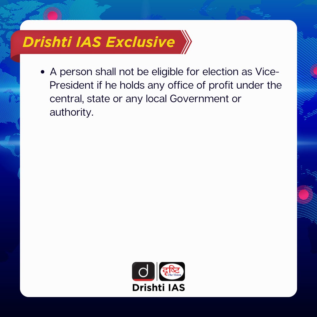 drishtiiaseng's tweet photo. Drishti IAS Exclusive is 'To-The-Point' coverage of important news topics to help you in your UPSC preparation. Stay tuned for more informative content.
#DrishtiExclusive #DrishtiIASExclusive #VicePresidentialPoll #ElectionCommission #Article66 #CurrentAffairs #UPSC2022 #UPSC https://t.co/E79mIpO2tE