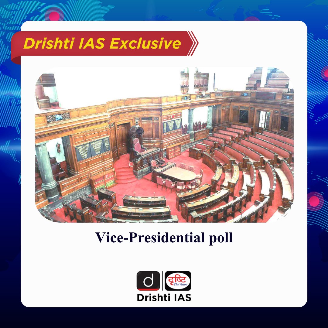 drishtiiaseng's tweet photo. Drishti IAS Exclusive is 'To-The-Point' coverage of important news topics to help you in your UPSC preparation. Stay tuned for more informative content.
#DrishtiExclusive #DrishtiIASExclusive #VicePresidentialPoll #ElectionCommission #Article66 #CurrentAffairs #UPSC2022 #UPSC https://t.co/E79mIpO2tE