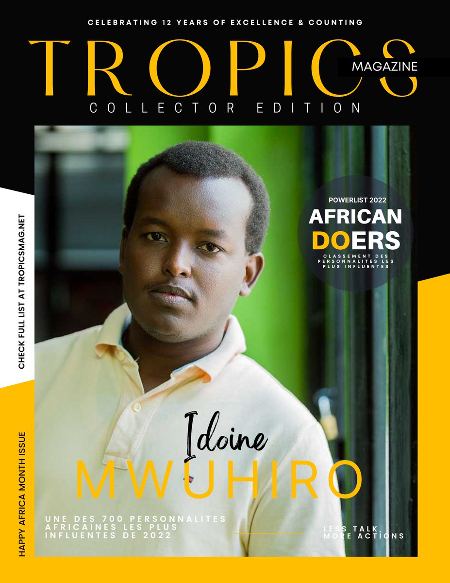 <a href="/TropicsMagazine/">Tropics Magazine®</a> revient avec sa célèbre et prestigieuse Powerlist #AfricanDOers célébrant les Africains les plus influents de 2022 en prélude au 6e #TropicsBusinessSummit qui se tiendra dans la nation insulaire du Cap-Vert

Liste intégrale du classement👇🏼
tropicsmag.net/category/magaz…