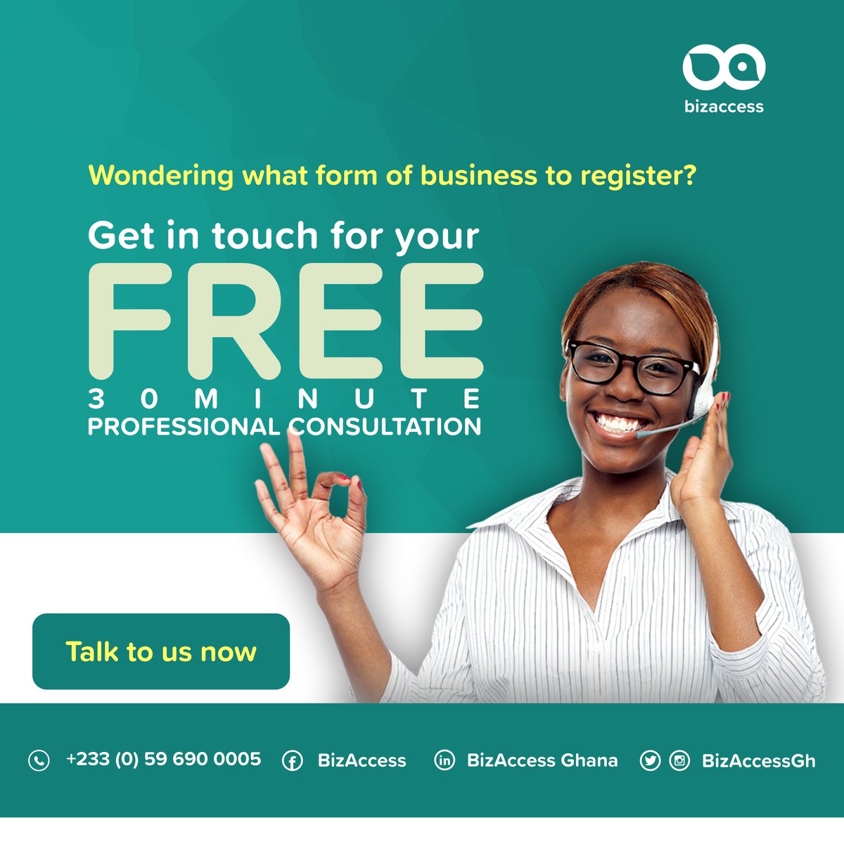 Let's help you decide what form of business would work best for your business.

We also give expert advise on renewals, annual returns, amendments and more.

Just get in touch.

Enjoy your holidays!

#Bizaccess
#Monday
#NewWeek
#Holiday