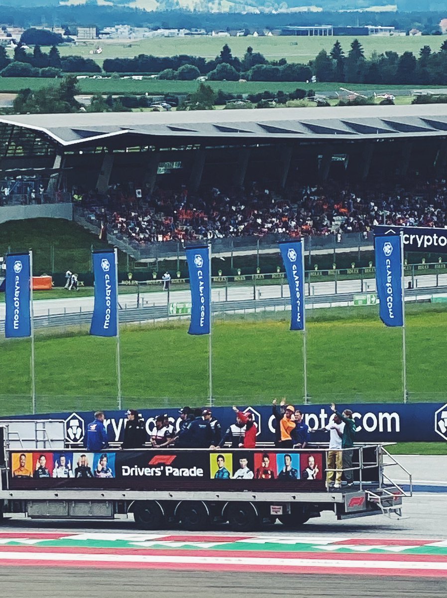brogangaymer's tweet photo. It’s been an experience Austria 🇦🇹 Best bits - racing, comradery in the stands (excluding a certain group of fans) and time with these girls. Worst bits… think every woman in attendance has already shared. Need to do better. Bring on 2023 🇮🇹 #AustrianGP @SkySportsF1 #LH44 💜 https://t.co/J9RJZMlJja