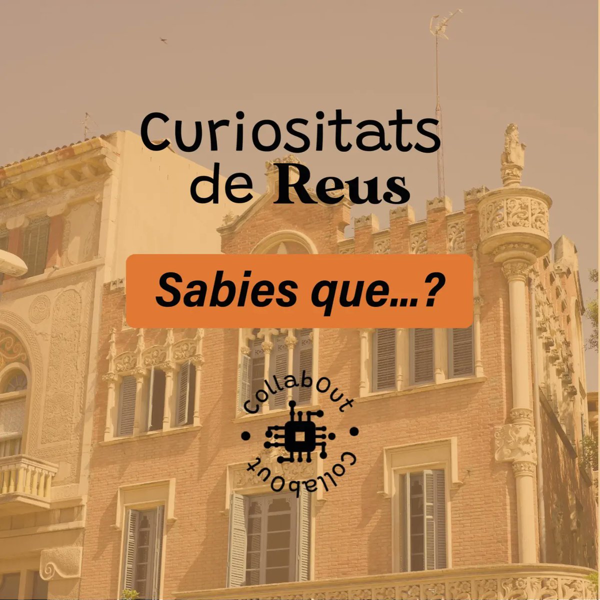 collabout_cat's tweet photo. Comencem la setmana amb algunes curiositats de la ciutat de Reus📍 Allà trobareu l'aventura de la Violeta Bit: atrapada a Internet, així que aquesta informació us pot ser útil per escalfar motors!
Quina d'aquestes curiositats no coneixies?👀
#visitreus #aventura #escaperoom https://t.co/wV2o9sRQxO