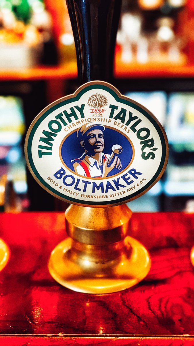 ChampThames's tweet photo. New #ale on from the amazing @TimothyTaylors - Boltmaker!
#Cambridge #cambridgeuniversity #pub #drinks #beer #boltmaker #pennines #delicious #instadrink #instagood https://t.co/AlVP9MFPPv