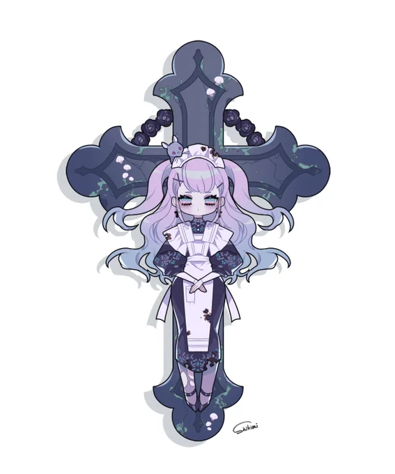 毎日暑いので涼しげなおばけメイドのグッズを作りました👻
https://t.co/fuOtKxwo0y
#suzuri 