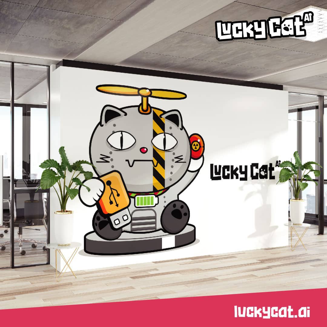 Everywhere you go, you'll see.... Lucky Cat!!😺 Join us now. 
We're all gonna be lucky 🍀

#luckycat 
#lucky #cat #NFTs 
#COMMUNITY #murakamiluckycatcoinbank 
#MetaverseNFT #mrtagenesisfrens