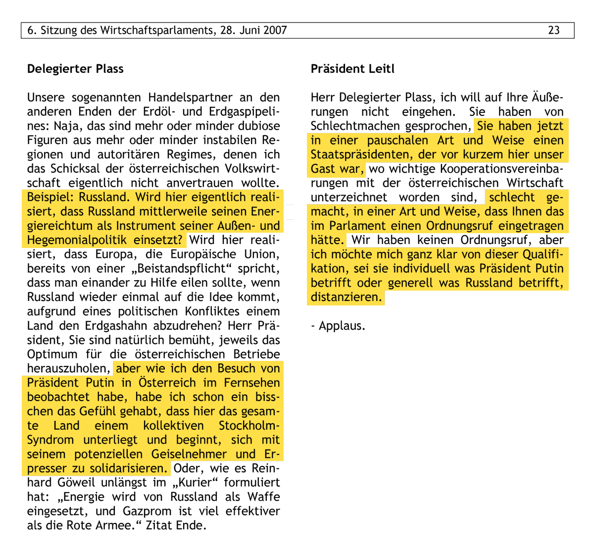 VolkerPlass's tweet photo. @WKOe @oe1journale Nicht klug schwätzen, sondern einfach mal in den Protokollen der WKO-internen Sitzungen nachlesen! https://t.co/nMNhdKwjma