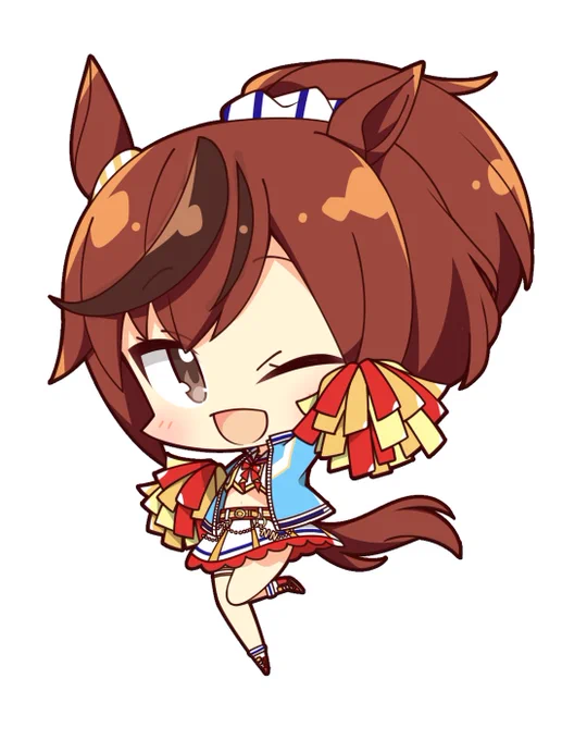 チアネイチャと応援団キング!
#ウマ娘 #ウマ娘プリティダービー 
