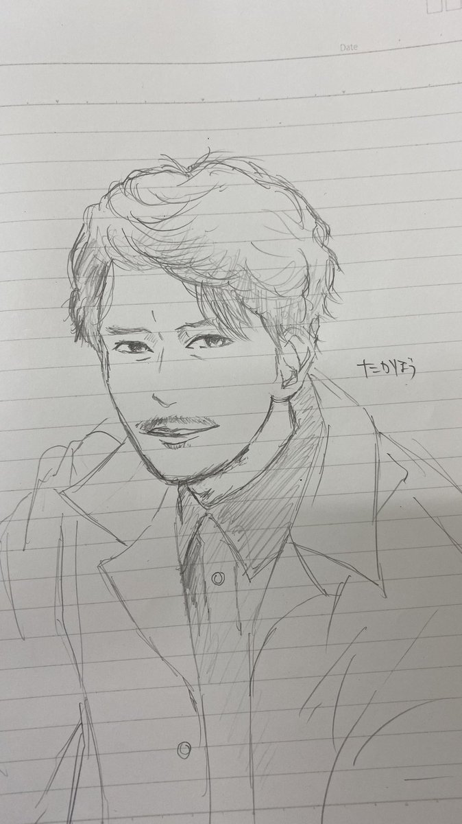 津田さん描いてみた
むずかったよー😅💦 