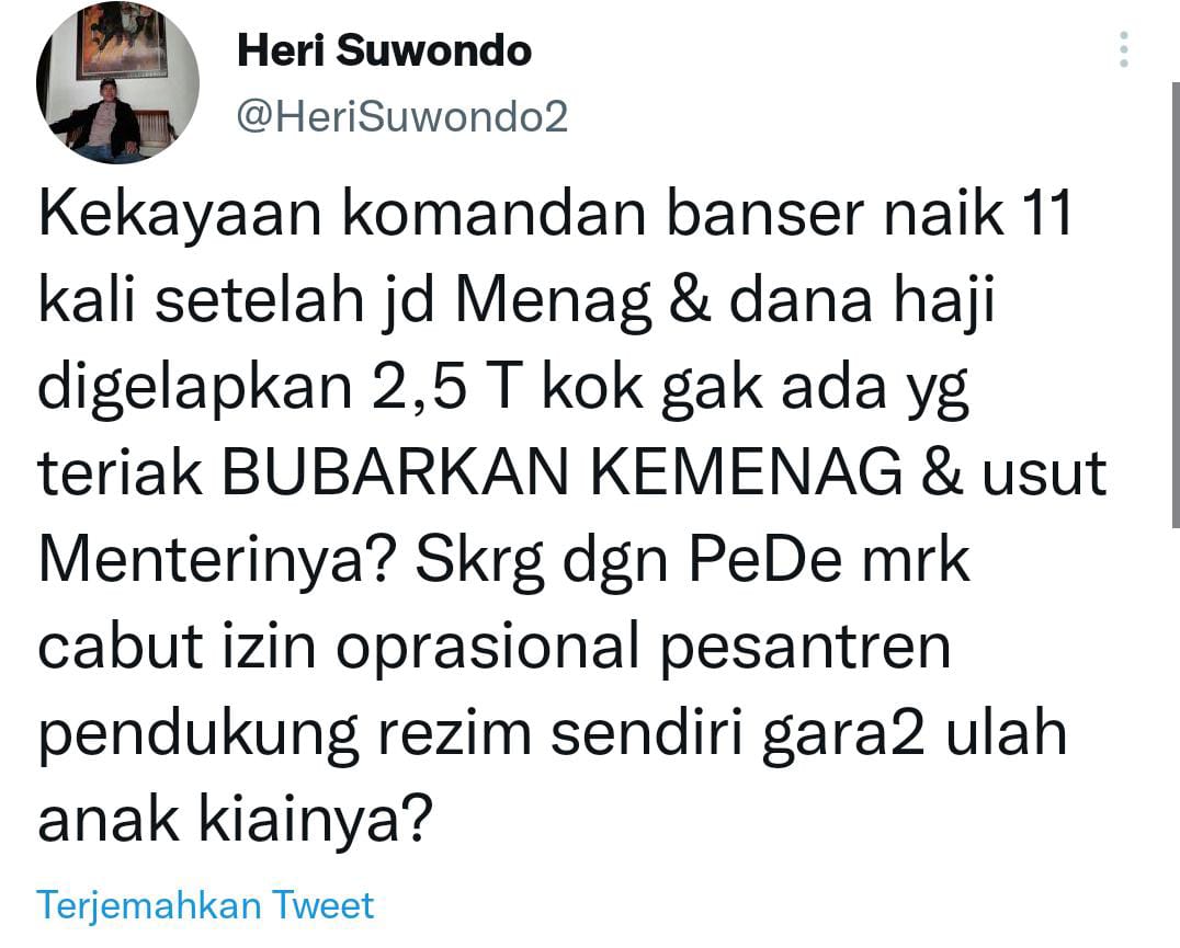 03__nakula's tweet photo. Ini fitnah keji terhadap menteri agama Gus @YaqutCQoumas dan fitnah keji terhadap kementerian Agama.

Teman² @Banser_CyberNU @AnsorMaja @gp_ansornu wajib melaporkan mahluk bangzat tersebut dan tidak boleh ada materai!! https://t.co/OuSnD0VP1l
