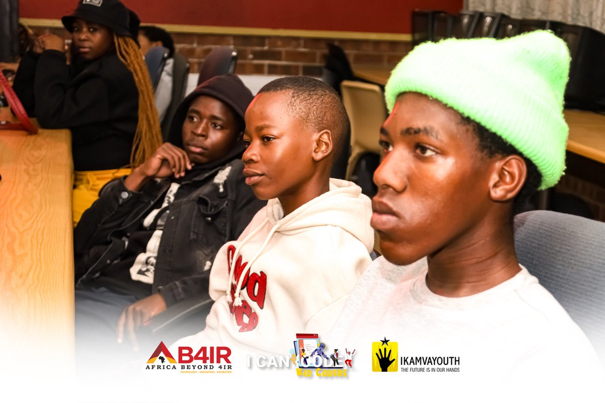 ab4_ir's tweet photo. Day1 of I Can Code Mamelodi edition kicks off today!!!
AB4IR making coding fashionable at Kasi!!!
#ab4ir
#icancode
#kid_coders
#KasiCoders
#kidscancode 
#TheFutureIsDigital 
#junior_coders
#future_coders
#umbocoder
#coding
#codingskills
#DigitalEconomy
#animation https://t.co/YPlmJrnync