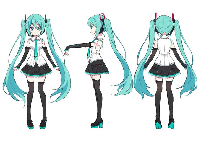アニメの邪神ちゃんに登場したミクさんですが邪神ちゃんの世界に合うように僕の方で三面図を描かせて頂き、さらにNOMADさんでアニメ用に手を加えたものがあのミクさんなのです。

邪神ちゃんの世界に溶け込んでてかわいいと評判で安心しました。 