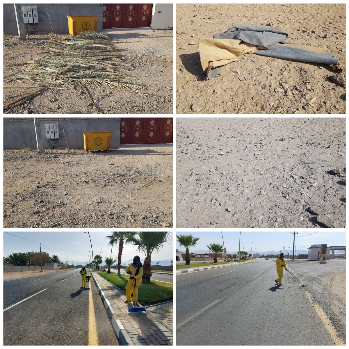#بلدية_بداء

تواصل أعمالها اليومية وذلك :

◀️ برفع المخلفات الصلبة من داخل الأحياء.
◀️و تنظيف الشوارع من الأتربة والأحجار. 
 
#برنامج_جودة_الحياة
#أنسنه_المدن 
#رؤية_السعودية_2030
