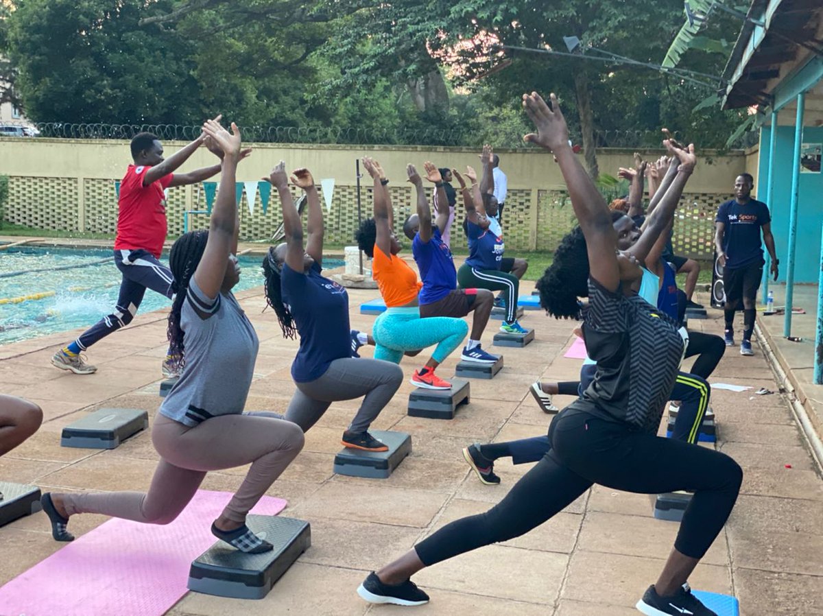 Ivaaan256's tweet photo. Most of US want to always do #physicalExercises but for some reason we give up along the way.
All you need is the right team and company. Join the @teksportsrcf family.  We are a  fun-team for health.

Join us today 5pm at swimming pool arena at @Makerere university.  Bring frnds https://t.co/0RxM5Q5X59