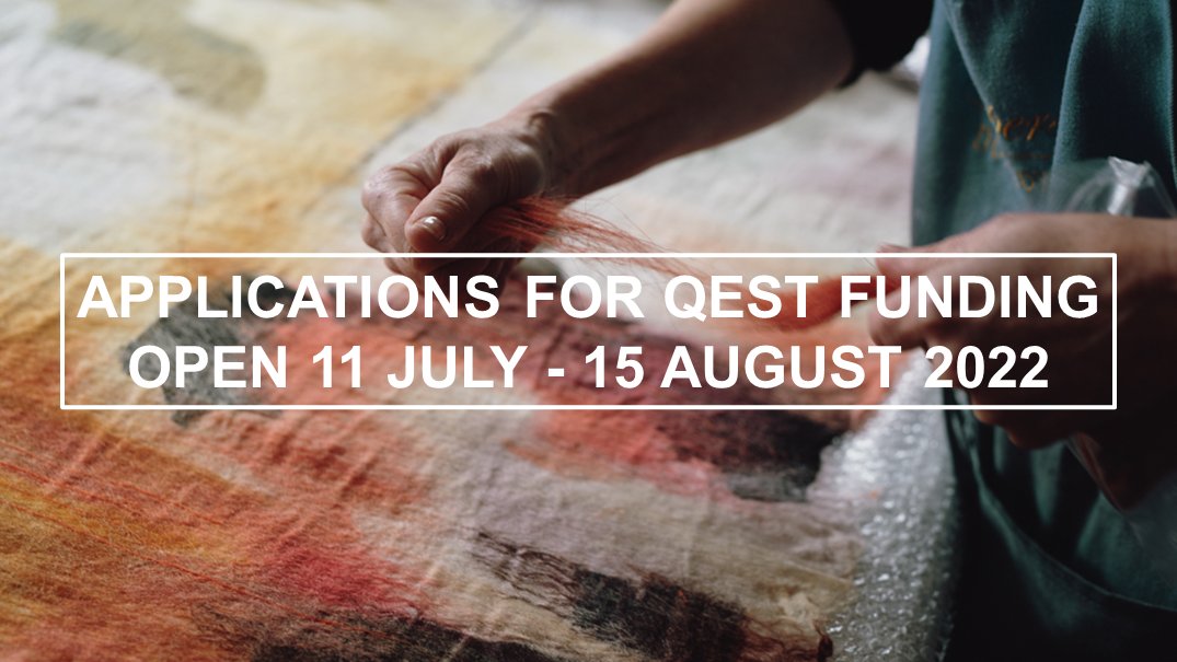 ⭐ Calling all makers! ⭐

Applications for QEST funding are now open. If you're a talented maker or craftsperson, you could apply for up to £18,000 to further your training and education. 

See qest.org.uk/apply for details.