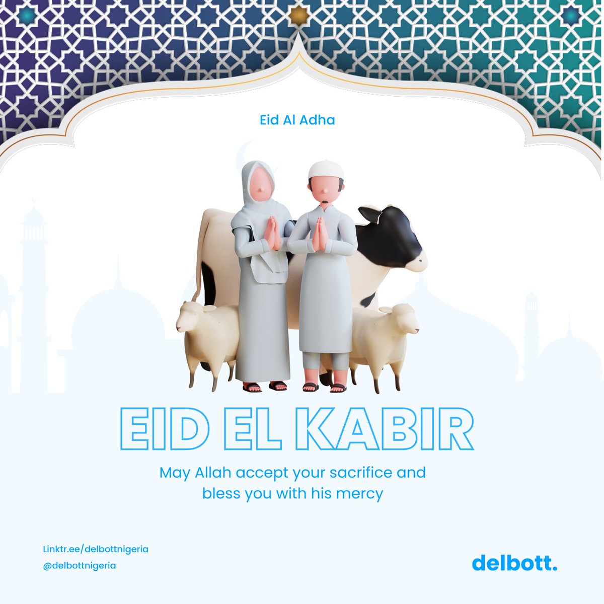 DelbottNigeria's tweet photo. May Allah accept our sacrifice 

#eiduladha2022 https://t.co/p9ZufpSm0W
