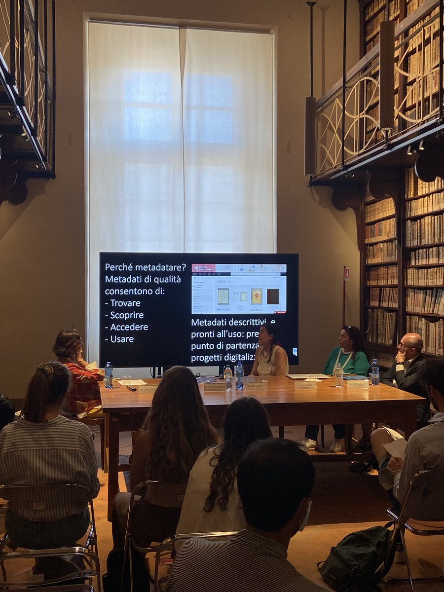 GaEstensi's tweet photo. Cos'è #DigitiaMO? Ne hanno parlato stamattina @M_Bagnoli , Direttrice Gallerie Estensi, Paolo Cavicchioli, Presidente Fondazione di Modena, Nadia de Lutio, Funzionaria Bibliotecaria Biblioteca Estense Universitaria, Andrea Lipparini e Silvia Panini di Aut Aut Modena https://t.co/zrkXTrUupW