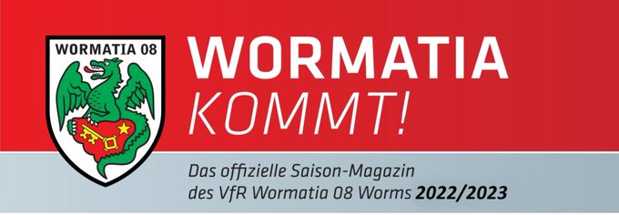 Wormatia Worms Magnet Logo 3,3cm Fussball Bundesliga AMBALLCOM #118 