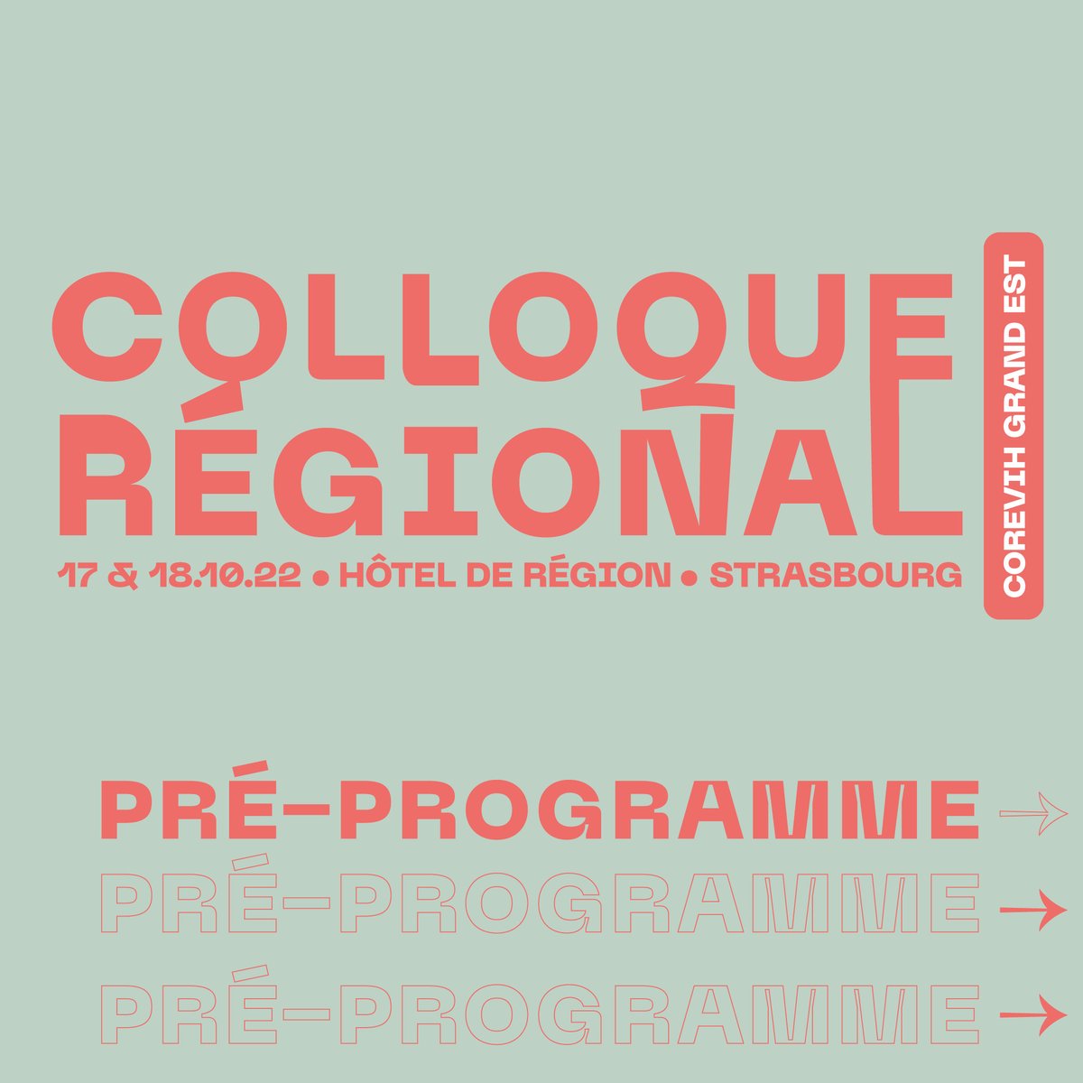 CorevihGe's tweet image. Ensemble, ouvrons les portes à la réduction des risques et des dommages en prison. Evolution, challenges et innovations en Grand Est" 
✅ Les inscriptions pour le colloque régional, organisé par le COREVIH Grand Est, sont ouvertes ! 
📆 Deux temps forts les 17 et 18 octobre 2022