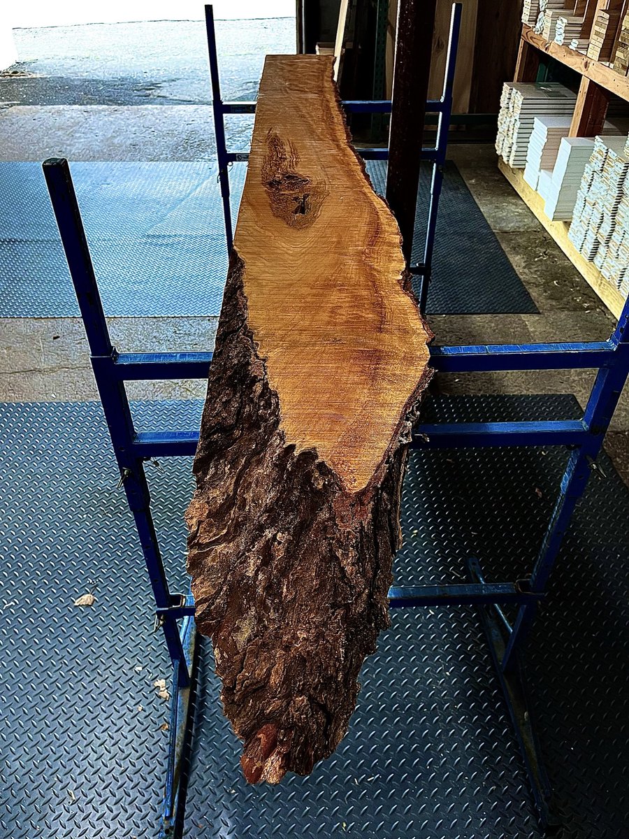 ForestLumberNJ's tweet photo. Stunning piece of live edge #cherry waiting to be picked up and brought to its new home in Vermont. 😍😍 #forestlumbernj #hardwoods #hardwood #liveedge #lumber #wood #rustic #rusticdecor https://t.co/O7inw8hODm
