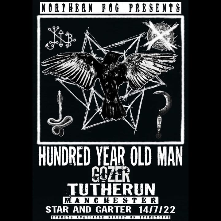 wearegozerband's tweet photo. This Thursday we are at The Star & Garter, Manchester. Tickets available now!
🎟 https://t.co/xCRqwFo7Vy
@HYOMband @tutherun_ #postmetal #sludgemetal #anendlessstatic #wearegozer https://t.co/2Hsv6aKUIu
