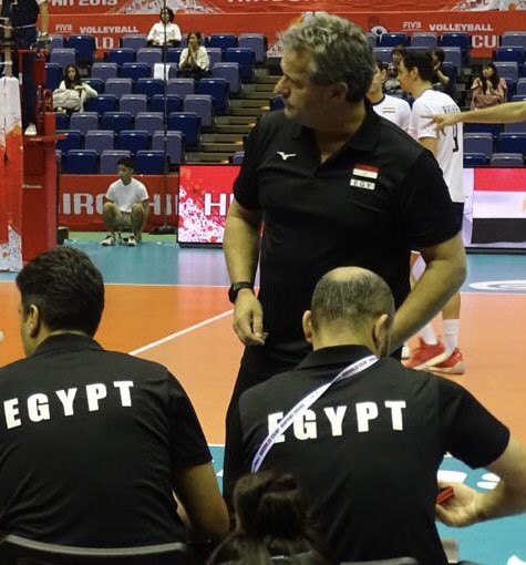 With pain in my heart I’m forced to leave the position of Head coach of the National Volleyball Team of Egypt due to a serious different opinion with the Federation of the selection of the team and selecting the players lists for the tournaments.