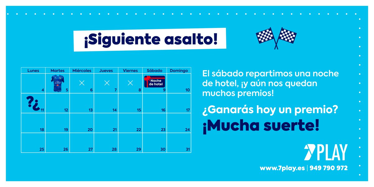 7PlayOficial's tweet image. ¡Hola #7Player!
El sábado repartimos una noche de hotel gratis, pero ¿sabes qué? 😏 Todavía nos quedan muchos regalos🎁.
 
No te quedes con la curiosidad y entra tú mismo para comprobarlo➡bit.ly/3nZcIAl
.
.
.
.
#Verano #Teleco #Julio #7play