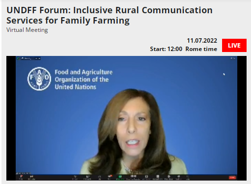 ondarural's tweet photo. La comunicación rural es un factor clave para transformar los sistemas alimentarios, ya que favorece a que los agricultores puedan actuar ante las adversidades como el clima. Ayudando a la toma de decisiones. Marcela Villareal #FAO
#ForoDAF
EN VIVO🎥
https://t.co/ProRgoPX4c
. https://t.co/vnGkem4n0z