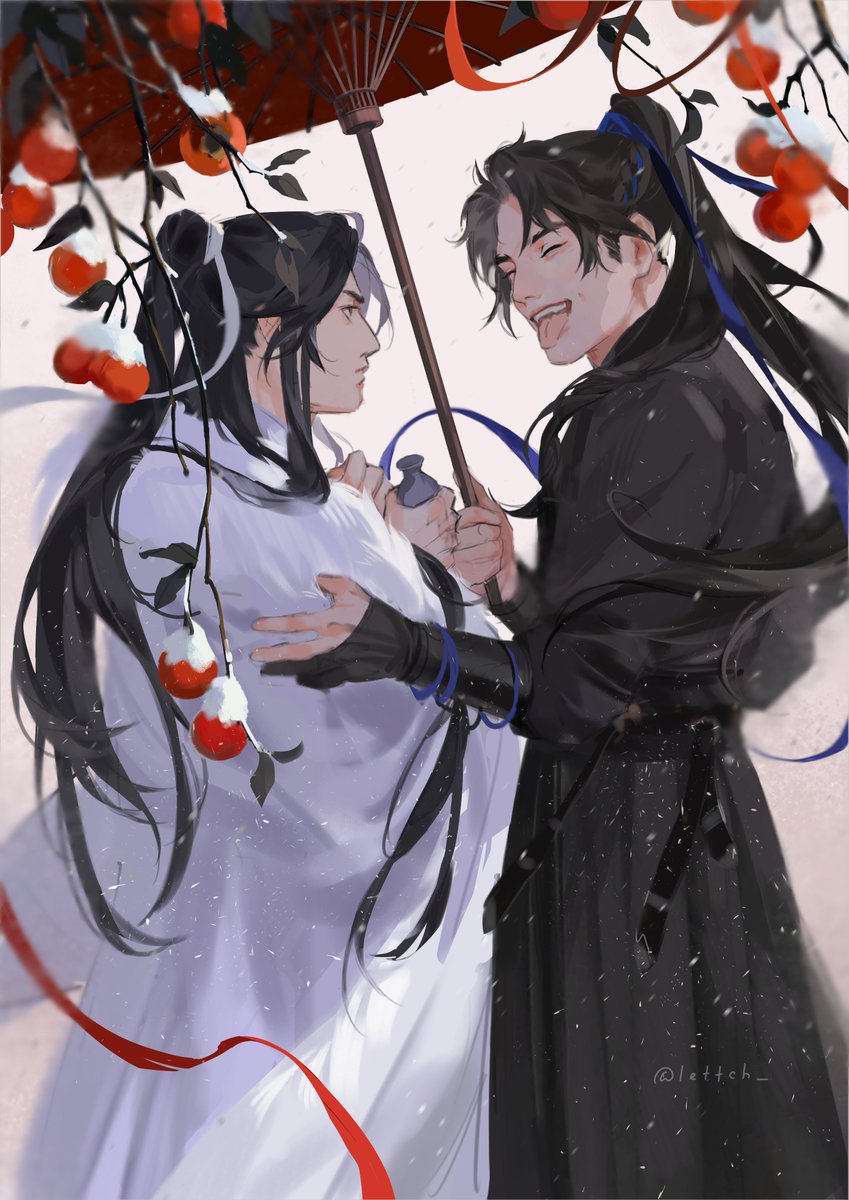 To hold an umbrella for you☂️
#erha #2ha #二哈和他的白猫师尊