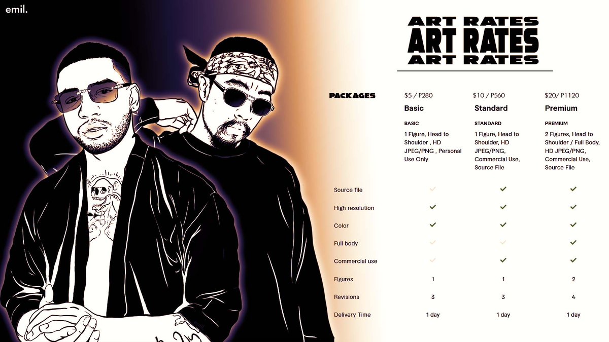 emlsnm's tweet photo. Hi! I am currently open for art commission. ✨

Feel free to contact me through twitter, fb and ig. :)
https://t.co/oTpSntKwR3

also,
Check out my Gig on Fiverr: https://t.co/zXi6ZGR6iF https://t.co/AfVAnfkLAc