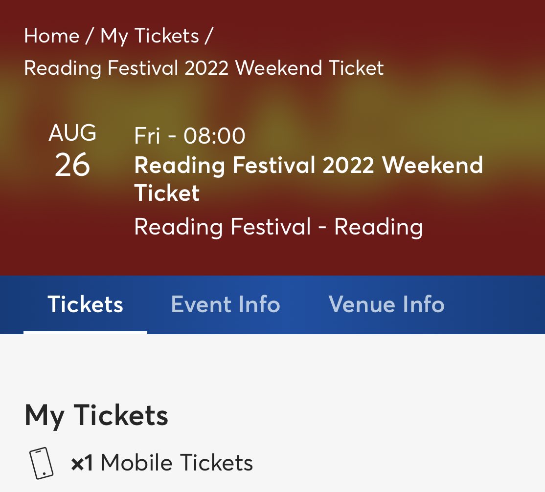 Enelson1005's tweet photo. Will take below what I paid for to get my weekend ticket gone. Going on holiday and don’t want it to go to waste. 
Reading weekend ticket let me know asap 
#reading #festival #readingfestival #weekendticket #readingticket https://t.co/bcAhH24yl8