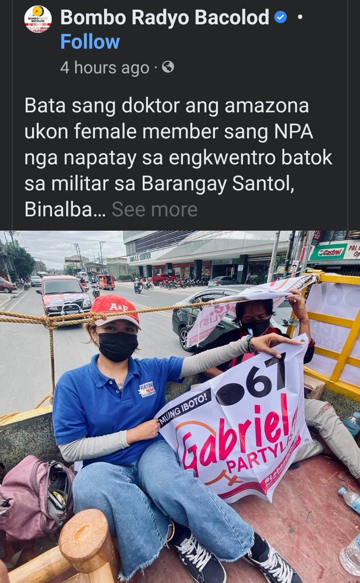 AlfredoGenom's tweet photo. Nikka Marie Ledesma Dela Cruz. 26 yrs old. A journalism major. 

Joined Anakbayan/Kadamay/Gabriela during her college years. 

Killed as an NPA in an encounter w/ govt troops last July 6, 2022.

This is your reason to kick ALL remaining commie groups out of Congress in 2025. https://t.co/jhkRtlJttE