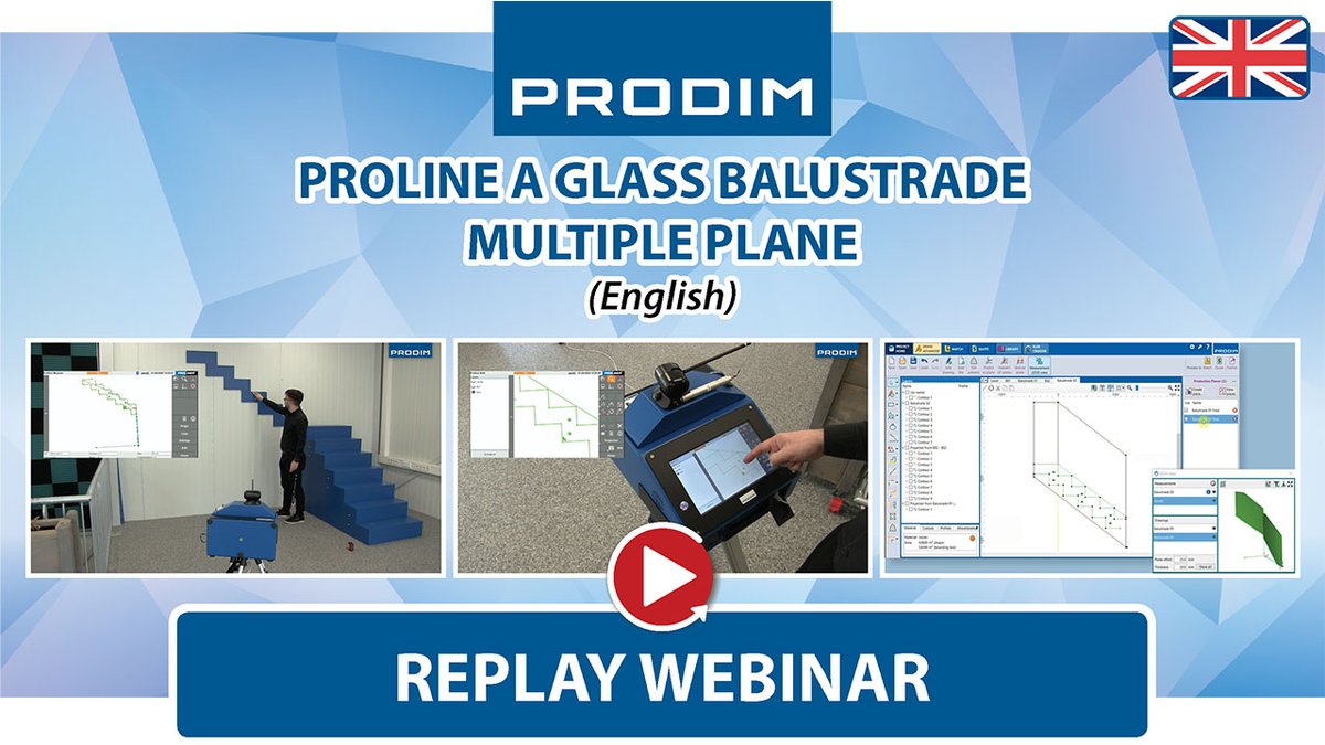 Prodim_Proliner's tweet image. Have you missed the Glass Balustrade - Multiple Plane Webinar last week or do you just want to watch it again? 

Here you can find it in 7 different languages: prodim-systems.com/prodim-webinar…

#Prodim #Proliner #ProdimFactorysoftware #DigitalTemplating #MechanicalnotOptical #Glass