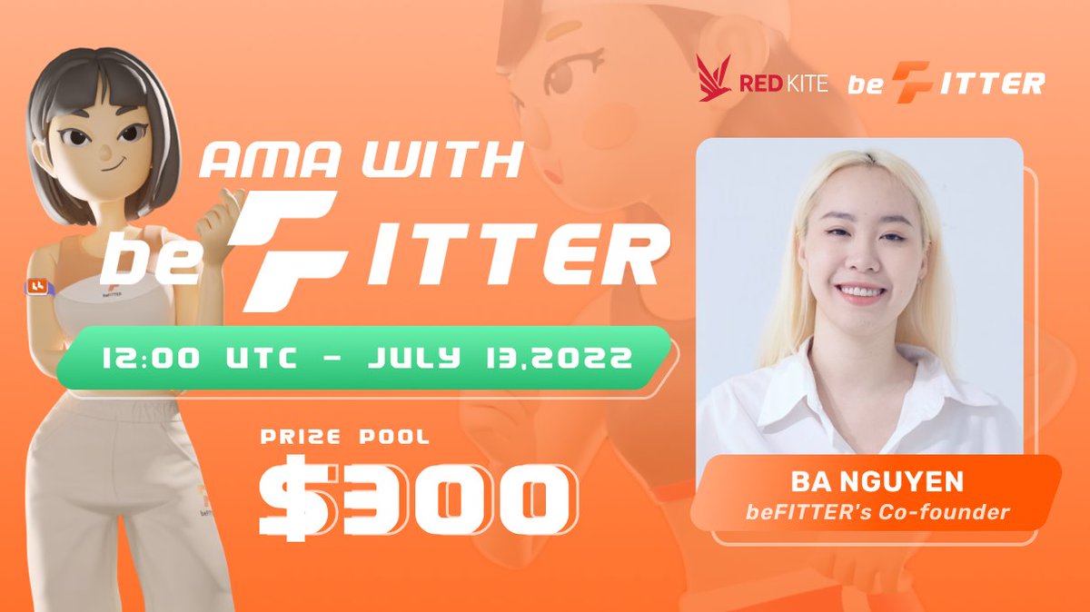 redkitepad's tweet photo. 🗓️Put us on your calendar, the AMA with @beFITTER_io is coming soon💫

⏰Time: 12:00 UTC, July 13th 
🎁Reward: $300 pool prize

Rules:

▪️ Follow @PolkaFoundry &amp; @beFITTER_io

▪️ Like &amp; Retweet &amp; drop ONE question  
▪️ Join https://t.co/lEvAIqhdr3

$PKF https://t.co/VNxiYy3cFY