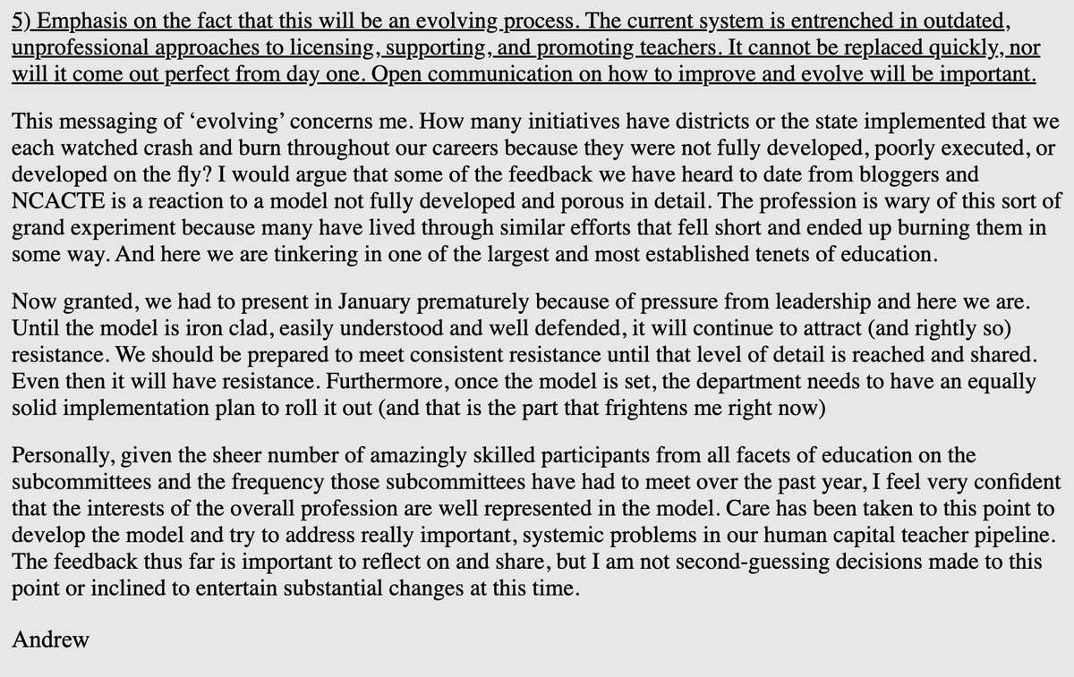 JustinParmenter's tweet photo. Today’s merit pay public records release is a Feb/Mar 2022 Human Capital Roundtable email exchange between Best NC’s Brenda Berg and DPI’s Dr. Andrew Sioberg. #nced #ncpol #pepsc https://t.co/YX4xaz9Yh8