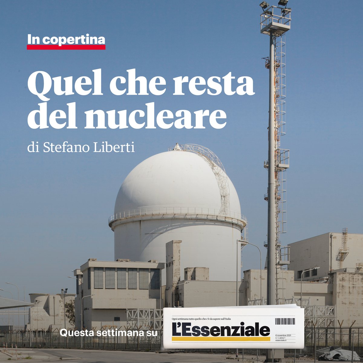 Internazionale's tweet photo. La centrale nucleare di Latina aspetta dal 1987 di essere smontata. Ma è un’impresa molto complessa, anche perché quando fu costruita gli impianti non erano stati pensati per essere demoliti. Leggi l’articolo di Stefano Liberti sul nuovo numero dell’Essenziale. @essenziale_it https://t.co/EN20UE9UUP