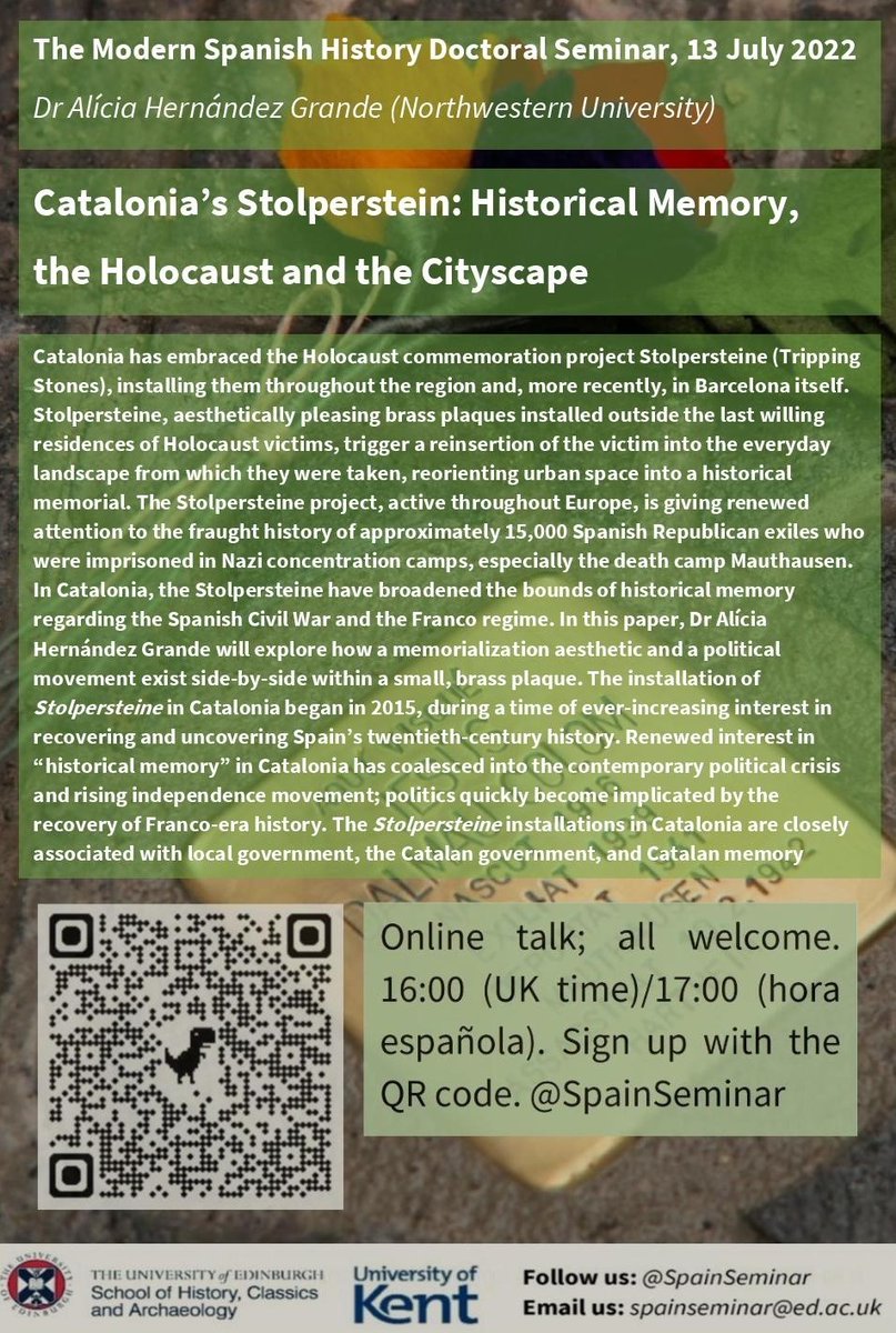 The abstract for Wednesday’s seminar with @alihergra !